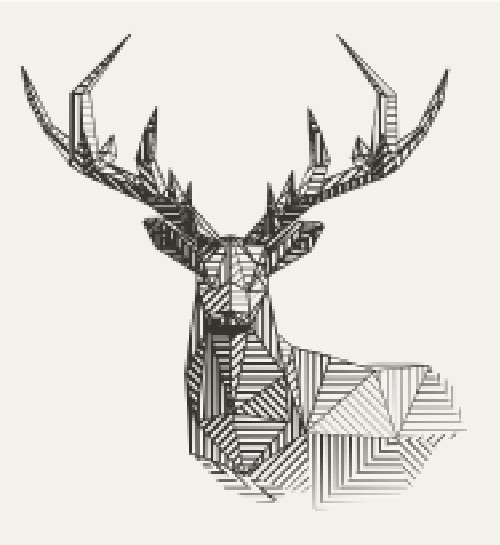 Raster Deer | Decals.com